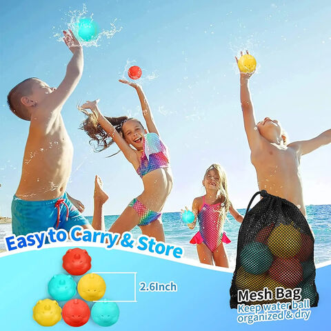 thumbnail image 2 of Reusable Magnetic Water Balloons 6pcs Summer Pool Toys Kids 6PCS 2 of 12