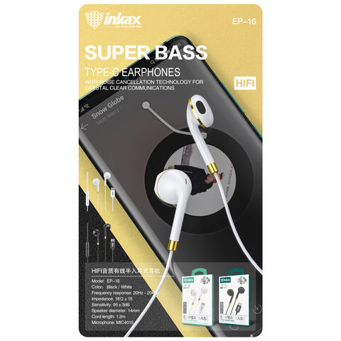 Achetez en gros Inkax Pas Cher Hd Audio In-ear écouteur Super Bass 3.5mm  Jack Aux 1.2m écouteur Filaire Contrôle Du Volume En Ligne Chine et écouteur  Filaire à 0.61 USD