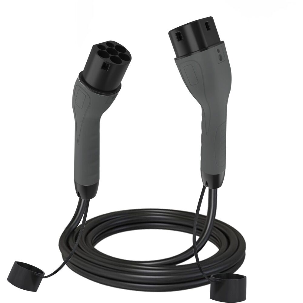 Portable Type 2 Charging Cable 5 Pin CEE 16A 11KW Model 2 Adjustable  Current 8A/10A/13A/16A, IP65 Max Waterproof Level, EV Home Ev Charger Type 2:  : Automotive