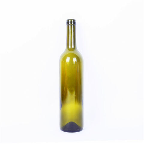 Compra mikken 10 botellas de cristal verde de 250 ml, botella de aceite con  tapón de rosca, incluye embudo en
