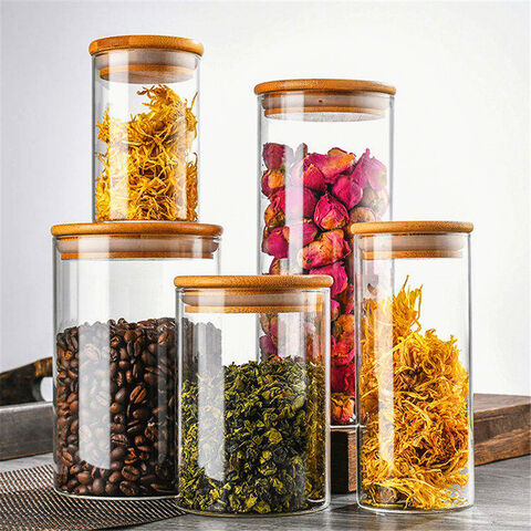 Customize Kitchen Glass Jar Kitchen Storage Jar Glass Food Storage