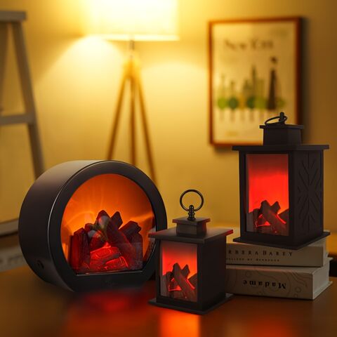 Mini chauffage Electrique Smart simulation de flamme, Bureau et maison
