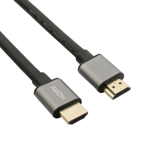 Câble HDMI 48 Gbps avec HDR Dynamique, testé TDR, résolution 8K 60Hz et 4K 120Hz, connecteurs plaqués or, 1 mètre