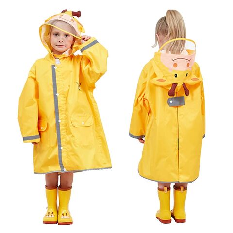 Kids Rain Poncho Hooded Et Rain Coatq