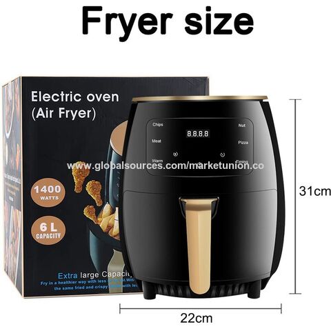 Buy Wholesale China Electric Air Fryer,4.5l Hot Air Fryers Cooker With Dual  Temperature And Time Knob Control, Easy Use & Air Fryer at USD 16.67