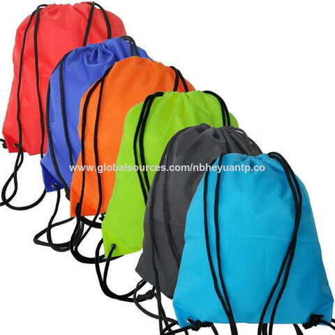 Achetez en gros Bonne Vente Sac à Dos à Cordon En Polyester Personnalisé  Imperméable De Haute Qualité- Chine et Sacs à Dos à Cordon à 0.48 USD