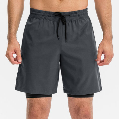 Comprar Moda hombres deporte playa pantalones cortos pantalones culturismo  fitness basculador casual gimnasios corto tamaño grande