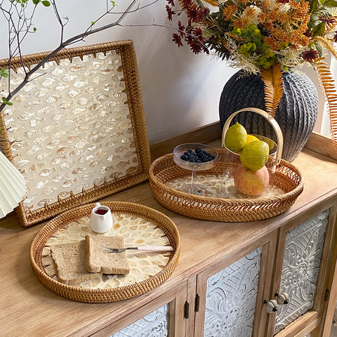Plastic Rattan Wicker Easter Bread storage Basket Serving Tray - China  Rattan Storage Baskets and Serving Restaurant Baskets Tray price