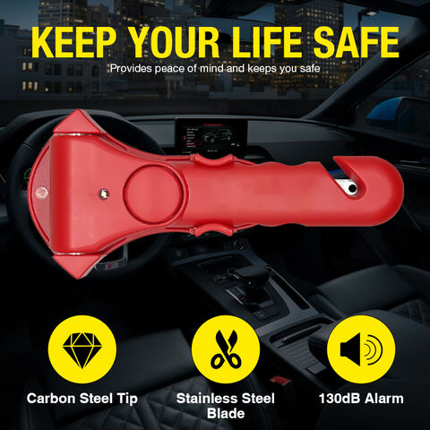 3 in 1 Keychain Emergency Rescue Escape Tool, Car Escape Tool, LifeHammer,  Made in China 