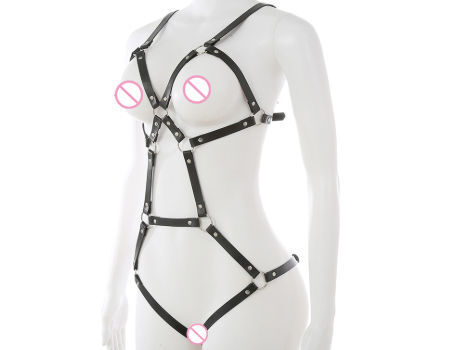 Body Harness,strap Harness Women Bra,leather Harness, Leather Bra Harness,  Leather Body Harness, Body Cage Leather, Fetish Wear, Mature 