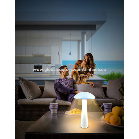 Lampe à vin LED ampoule de nuit USB rechargeable rétro chambre à coucher  lampe de bureau de chevet lampe de décoration de la maison portable | Lampe
