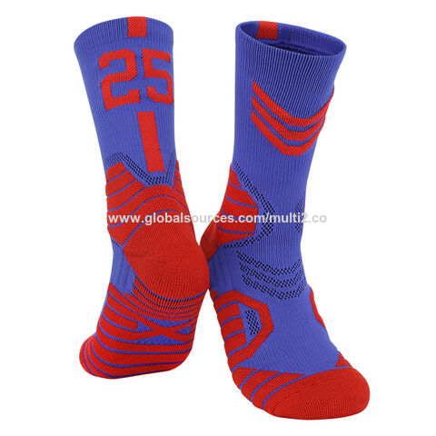 Professionelle Super Star Basketballsocken Elite Dicke Sportsocken Rutschfeste, strapazierfähige Skateboard-Handtuchsohle
