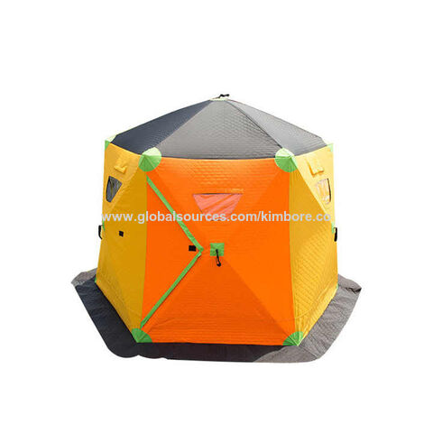 Buy China Wholesale Outdoor Winter Automatic Pop Up Sauna Tent 1-2 Person  Insulated Ice Fishing Shelter Ice Fishing Tent & Fishing Tents $50