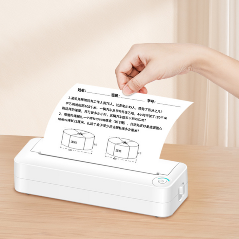 Imprimante thermique portable M08F A4, papier thermique A4