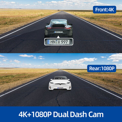 Nouveau! Caméra de tableau de bord DVR 2160p 4k sans fil, DashCam