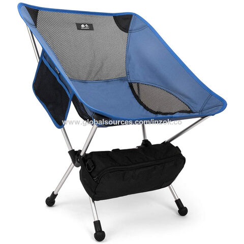 EVER ADVANCED Folding Directors Chair for Fishing with Rod Holder