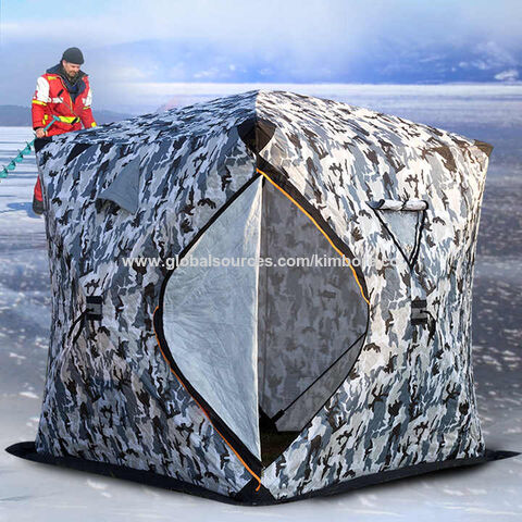 Factory Direct High Quality China Wholesale Custom Hot Sale High Insulated  Winter Outdoor Camping Carp Cube Big Portable Sauna Tents Oem Warm Large Ice  Fishing Tent Dome $50 from Nanjing Kimbore Homeware