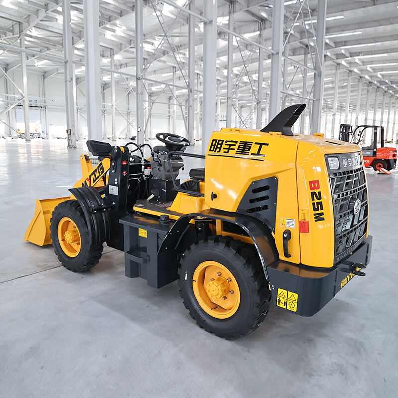Multifunctional Inloader Myzg Factory Direct Sales Mini Wheel Loader Multifunctional Skid-steer ...
