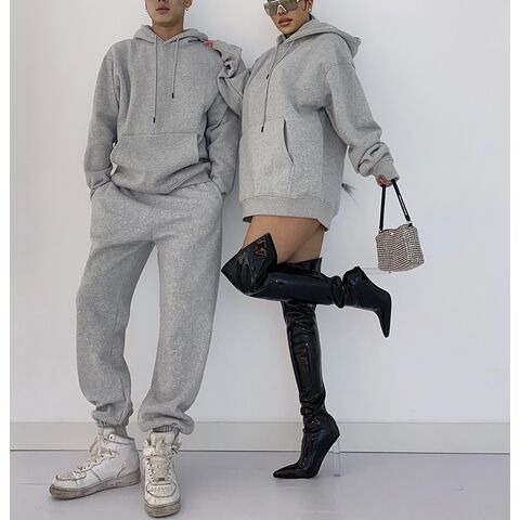 His And Hers Matching Lounge PC Sweatsuit Set Men Women