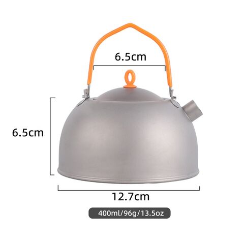 Hot-Sale Picnic Equipment Portable Camping Kettle Pure Titanium Outdoor  Kettle - China Titanium Kettle and Camping price