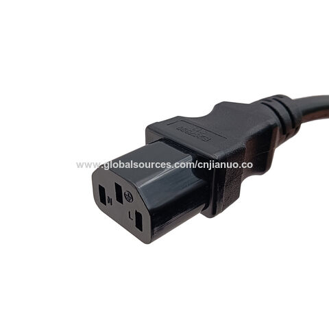 Cable de alimentacion CPU C13 - C14 0.50 M Negro