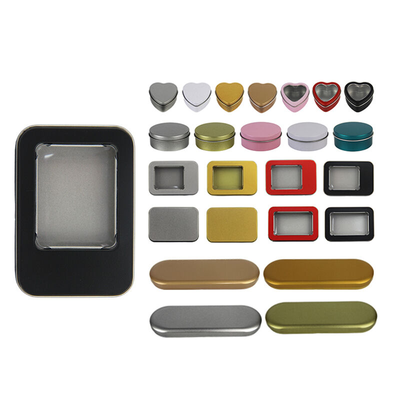 Wholesale Food Grade Tinplate Custom Logo Tin Rectangle Colorful Tin ...