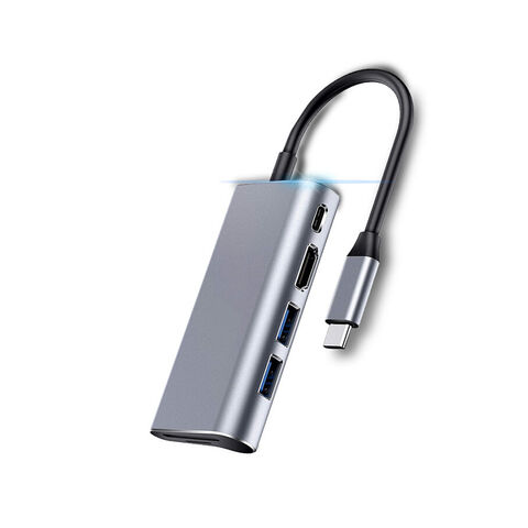HUB com suporte para 4K/2K a 30Hz ou 1080P a 60Hz - Hub USB de alta resolução