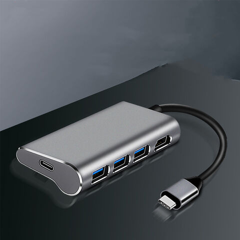 HUB com suporte para 4K/2K a 30Hz ou 1080P a 60Hz - Hub USB de alta resolução