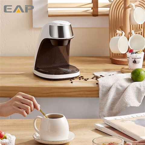 blanc avec tasse4 - Mini cafetière Portable intelligente et automatique,  Pot à café électrique, extracteur de