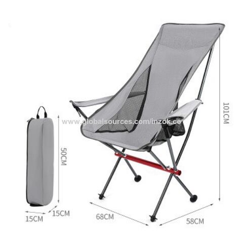 Wholesale Aluminum Folding Chair Outdoor Portable Backrest Beach