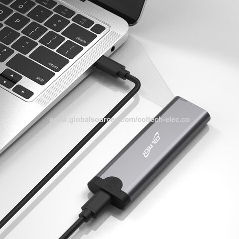 Tool-freeType-C M.2 (PCIE/SATA,NVMe/NGFF combo) Case super velocidade 10Gbps Type-c 3.2 Gen2 Caixa de liga de alumínio M/B M Chave combo
