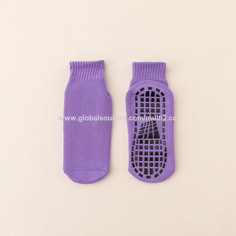 Buy Wholesale China Wholesale Sport Custom Trampoline Socks Grip Socks Kids  Children Adults Non Slip Anti Slip Trampoline Jump Grip Sock & Sport Socks  at USD 0.38