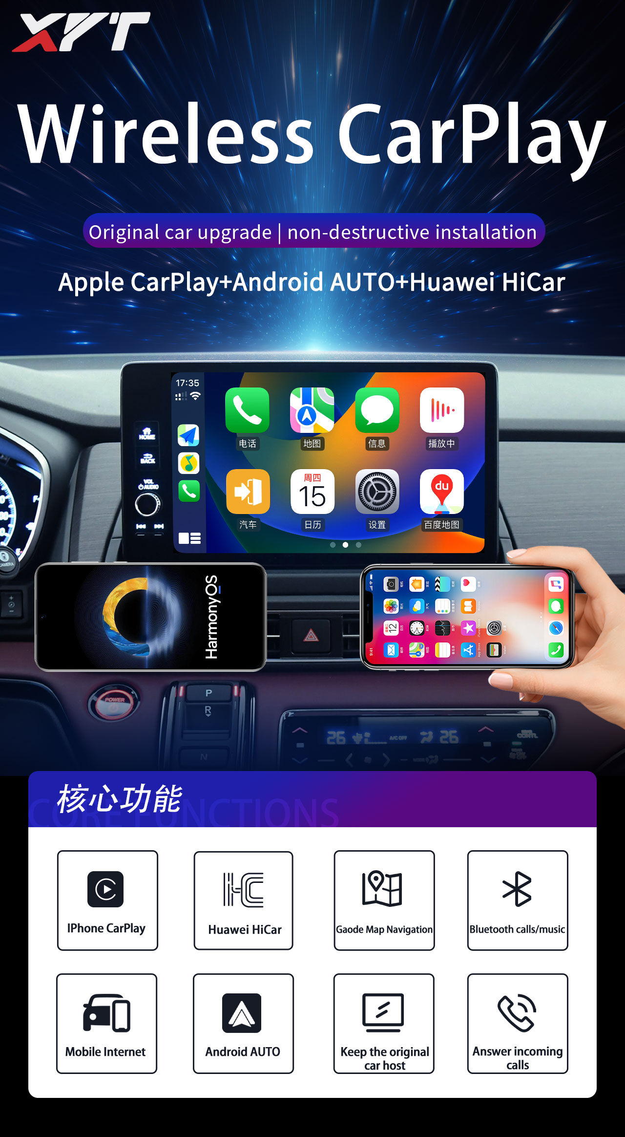 Mitsubidhi Specific Lossless Upgrade Wireless Carplay Strength  Dazzlelancer， Iphone Carplay, Huawei Hicar Android Auto - Expore China  Wholesale Carplayandroid Autovehicle Engine Pajero·sport and Iphone  Carplay, Huawei Hicar, Android Auto ...