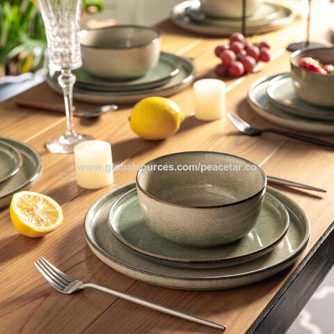 Plaques de céramique bols ensembles vaisselle céramique Restauration plats  de service vaisselle Ensembles de repas - Chine Ensembles de vaisselle et  ensembles de vaisselle en céramique prix