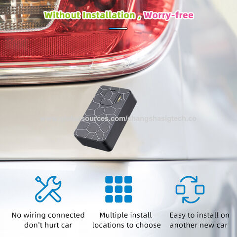 GPS tracking device for car - waterproof with magnet + extra large battery  10000 mAh + voice monitoring