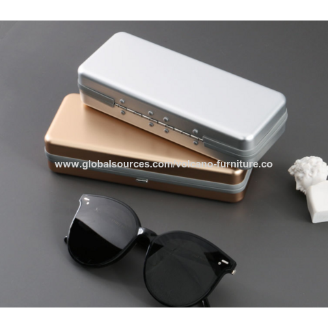 Buy Wholesale China Wholesale Iron Eyeglass Box Can Be Printed Logo Little  Mouth Check Eye Box Printing & Glasses Case at USD 0.45