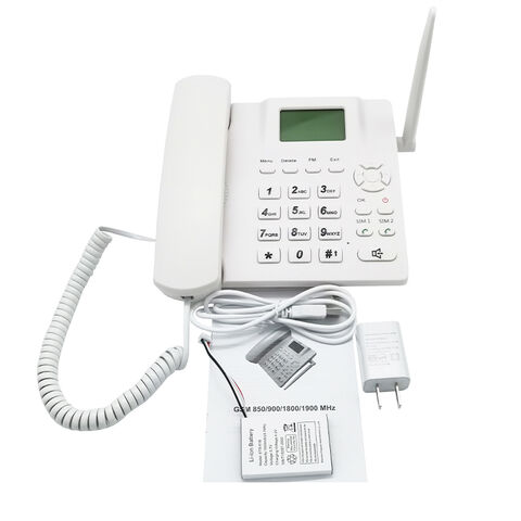 Teléfono fijo inalámbrico Soporte para teléfono de escritorio GSM