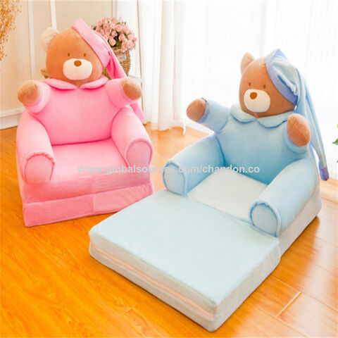 Sofá de juguete para niños, sillón para niñas, mini silla de bebé, asiento  perezoso, creativo y lindo sofá pequeño de dibujos animados, sofá para