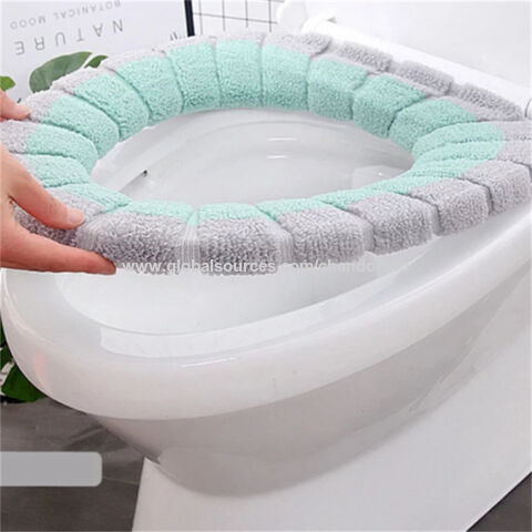 Buy Wholesale China Winter Warm Toilet Seat Cushion Thickening Bathroom  Toilet Cushion & Washable Toilet Heater Accessories at USD 0.01