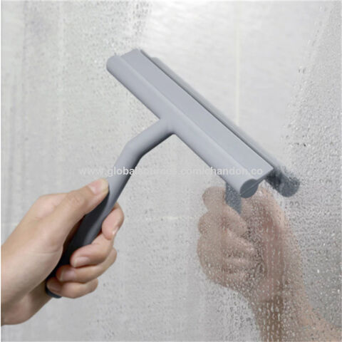 Grattoir de douche Essuie-glace en silicone Grattoir en verre