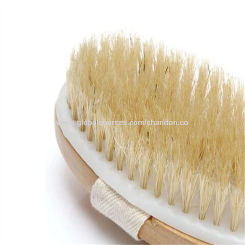 Brosse de bain à long manche pour cheveux doux, épurateur de boue