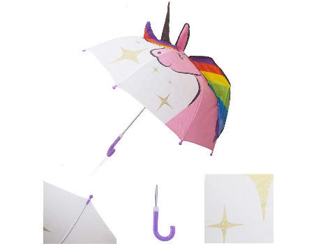 Buy Wholesale China Cute Unicorn 3d Model Ear Kids Umbrella With Custom  Printing Cartoon Shape Umbrella Easy Open & 3d Animal Cartoon Kids Umbrella  at USD 5