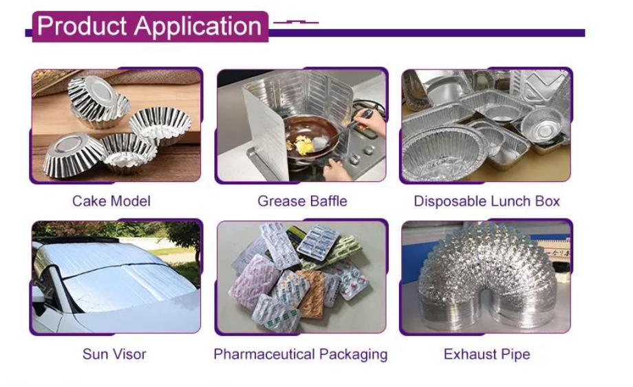 8011 10 Micron Aluminum Foil Jumbo Roll Food Grade Aluminum Foil Roll