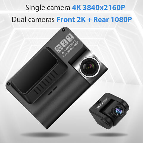 2.0 Inch Car Dash Camera 4K Dashcam Car Black Box Dual Camera Front 4K Rear  1080P Car DVR with WiFi and GPS APP Doble Camera Car Camera 4K Dash Cam -  China