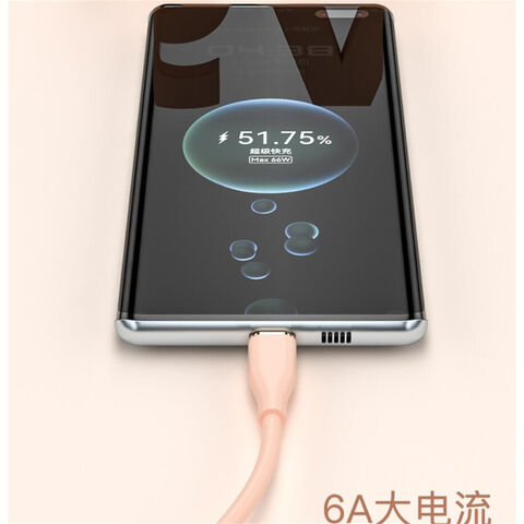 Wholesales Super Fast charging liquid silicone USB-C mobile phone cables JX