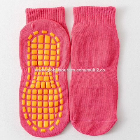 Kids Adults Anti-slip Sock Trampoline Sock Cotton Breathable Short
