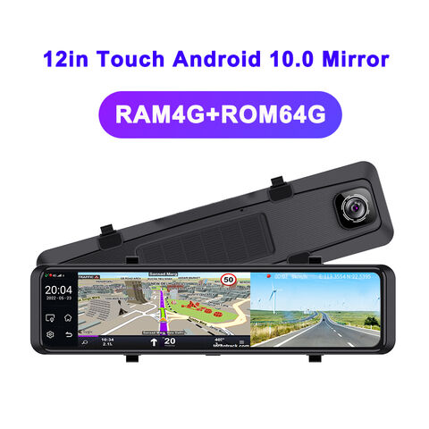 2019 New Car DVR Dash Cam 4G WiFi 4 Camera ADAS Android 10 Center Console  Mirror GPS FHD 1080P Rear Lens Video Recorder