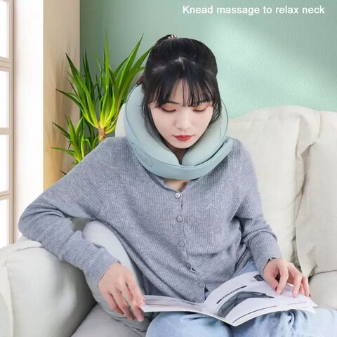 Wholesale Intelligent Electric Pulse Neck Massager with Heat Cordless Relax  Massage Equipment with 3 Modes 15 Speeds From m.