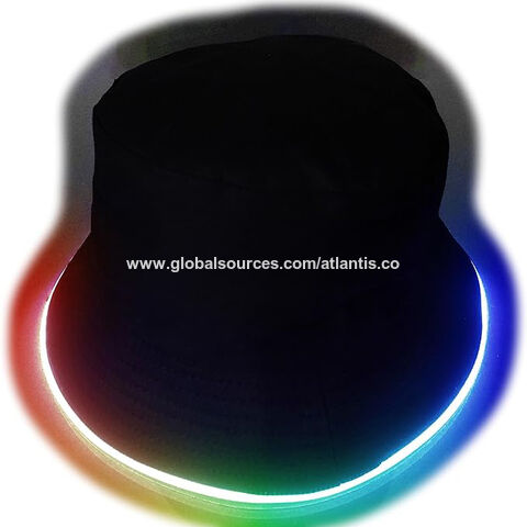 Buy Wholesale China Unique Custom Fitted Hats Led Sports Caps Wholesale  Bucket Hat Fashion Men Party Buddy Led Caps & Bucket Hat at USD 1.4