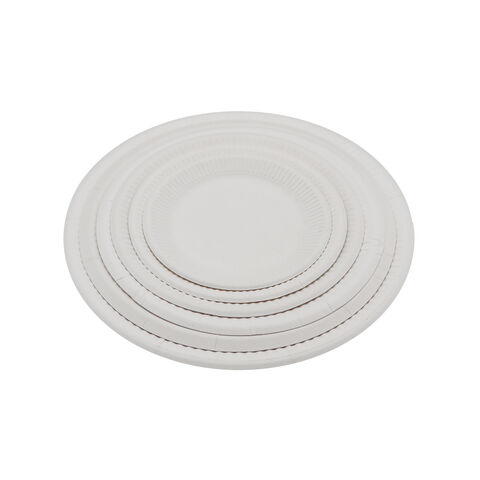 Buy Wholesale China Bagasse Plate New Disposable Plates Composting Disc Dessert  Plates 100% Biodegradable Plates & Bagasse Plate Cake Plates at USD 0.063
